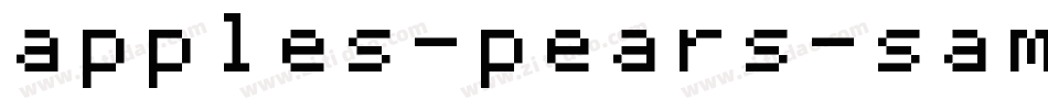 apples-pears-sample字体转换