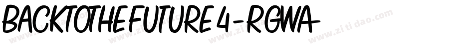BackToTheFuture4-RgWA字体转换