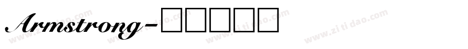 Armstrong字体转换