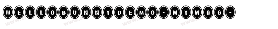HelloBunnyDemo-WyWAG字体转换