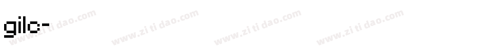 gilc字体转换