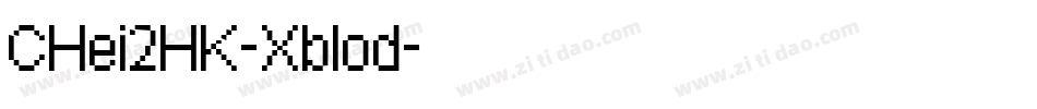 CHei2HK-Xblod字体转换