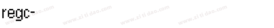 regc字体转换