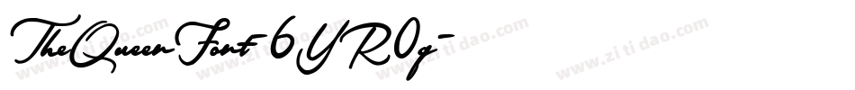 TheQueenFont-6YR0q字体转换