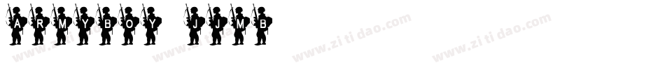ArmyBoy-JJMB字体转换
