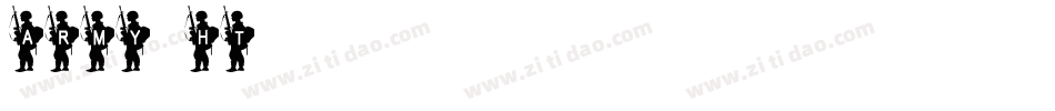 army_ht字体转换