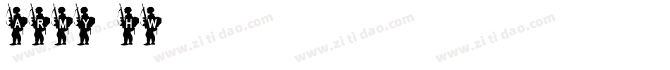 army_hw字体转换