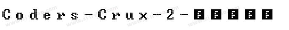 Coders-Crux-2字体转换