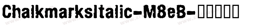 ChalkmarksItalic-M8eB字体转换