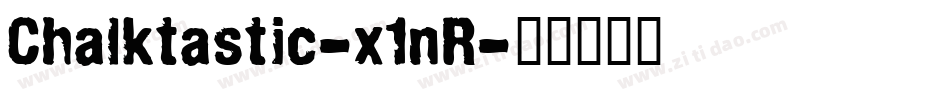 Chalktastic-x1nR字体转换