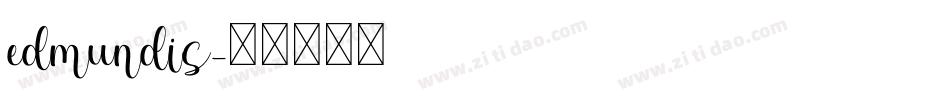 edmundis字体转换