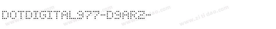 DotDigital977-d9ArZ字体转换