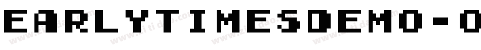 EarlyTimesDemo-oAx4字体转换