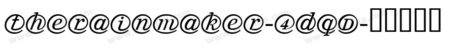 Therainmaker-4dqD字体转换
