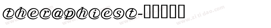 Theraphiest字体转换