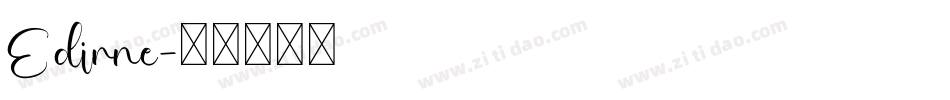 Edirne字体转换