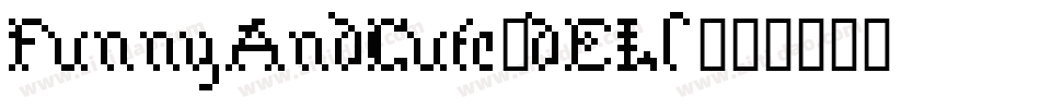 FunnyAndCute-dELl字体转换