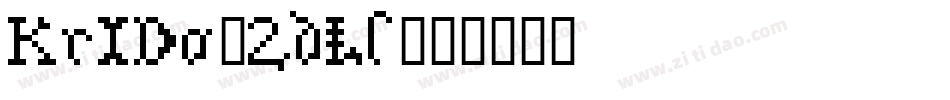 KrIDo-2dLl字体转换