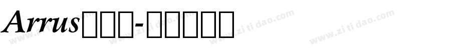 Arrus转换器字体转换