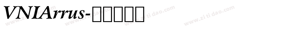 VNIArrus字体转换