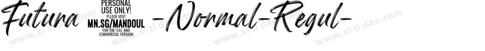 Futura2-Normal-Regul字体转换