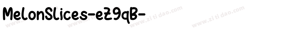 MelonSlices-eZ9qB字体转换