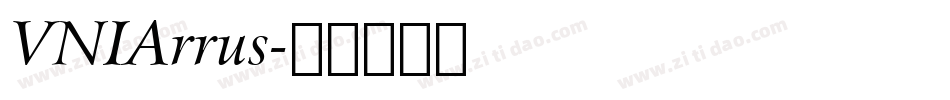 VNIArrus字体转换