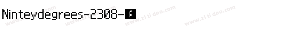 Ninteydegrees-2308字体转换