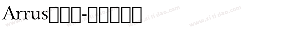 Arrus转换器字体转换