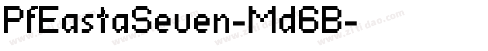 PfEastaSeven-Md6B字体转换