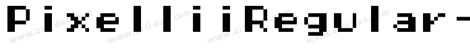 PixelIiiRegular-Z8Xm字体转换