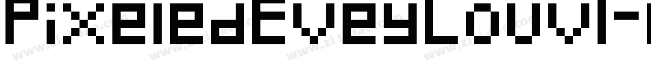 PixeledEveyLouv1字体转换