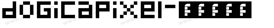dogicapixel字体转换