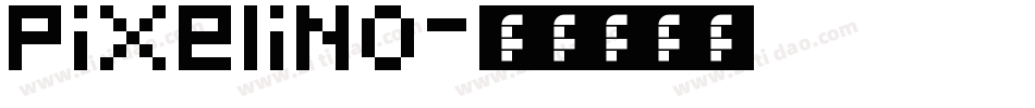 pixelino字体转换