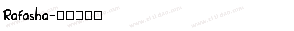 Rafasha字体转换