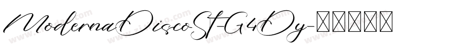 ModernaDiscoSt-G4Dy字体转换