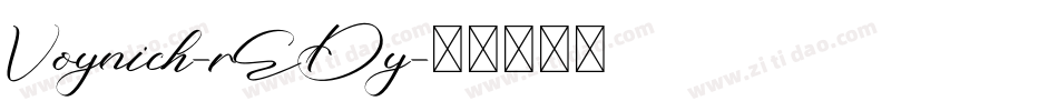 Voynich-rEDy字体转换