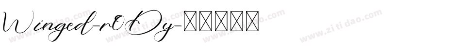 Winged-r0Dy字体转换