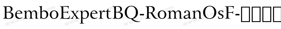 BemboExpertBQ-RomanOsF字体转换