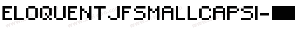 EloquentJFSmallCapsI字体转换