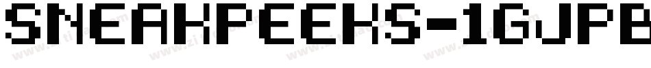 SneakPeeks-1GjPB字体转换