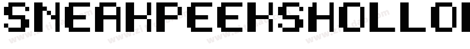 SneakPeeksHollow-8MO8J字体转换