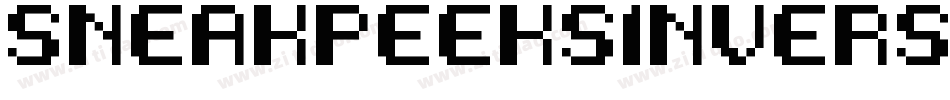 SneakPeeksInverse-rgv2L字体转换