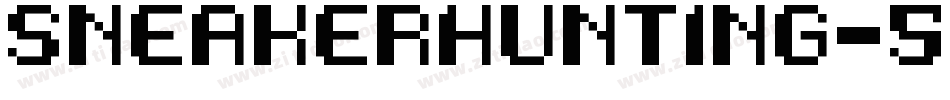 Sneakerhunting-5PEG字体转换