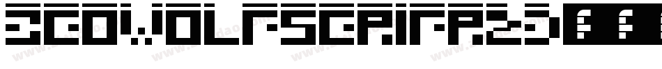BeowolfSerifR23字体转换