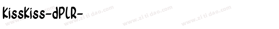 KissKiss-dPlR字体转换