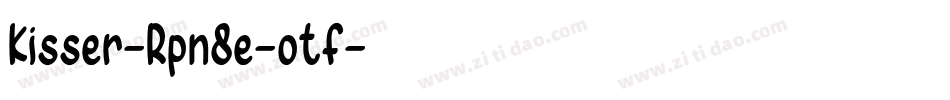 Kisser-Rpn8e-otf字体转换