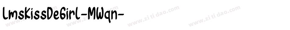 LmsKissDeGirl-MWqn字体转换