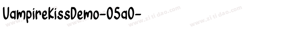 VampireKissDemo-O5aO字体转换