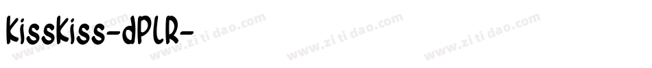 KissKiss-dPlR字体转换